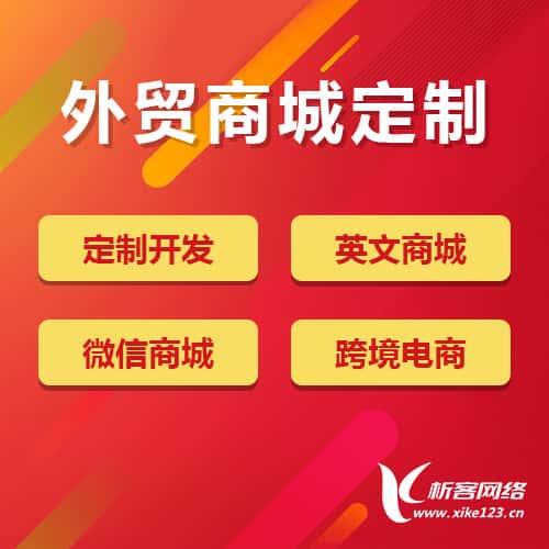拉萨外贸商城定制